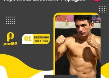 Podcast com o Lucimario Papagaio que é lutador, professor e capoeirista